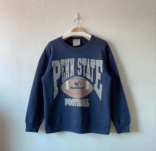 Vintage 90s Penn State University Football Sweatshirt and Hoodie