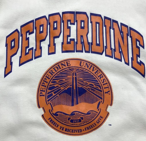 Vintage 90s Pepperdine University NCAA Sport Shirt - Retro Style Fan Gear - Image 2