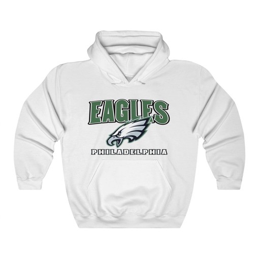 Vintage 90s Philadelphia Eagles NFL Hoodie, Sweatshirt and Sport Shirt - Perfect for NFL Fans and NCAA Sport Shirts. - Image 3