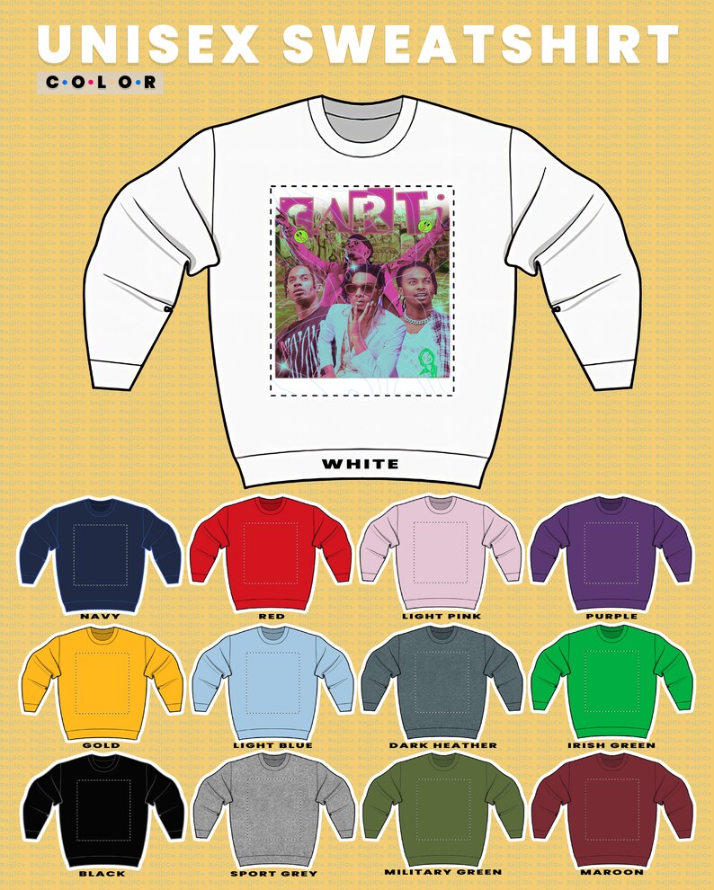 Vintage 90s Playboi Carti Sweater, Classic Rap Tee for Men and Women, Playboi Carti Tour Merch with Hip Hop Style - Image 3