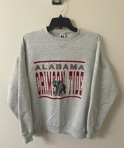 Vintage 90s Russell Athletic Alabama Crimson Tide American NCAA Sweatshirt - Retro NCAA Shirts