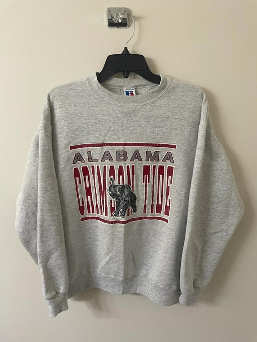 Vintage 90s Russell Athletic Alabama Crimson Tide American NCAA Sweatshirt - Retro NCAA Shirts