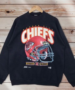 Vintage 90s Salem Sportswear Kansas City Chiefs NFL Sweatshirt
