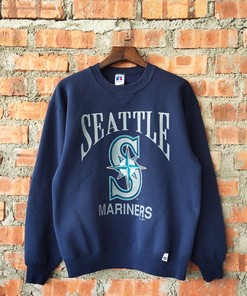 Vintage 90s Seattle Mariners Baseball Unisex Sweatshirt Hoodie Shirt for Fans