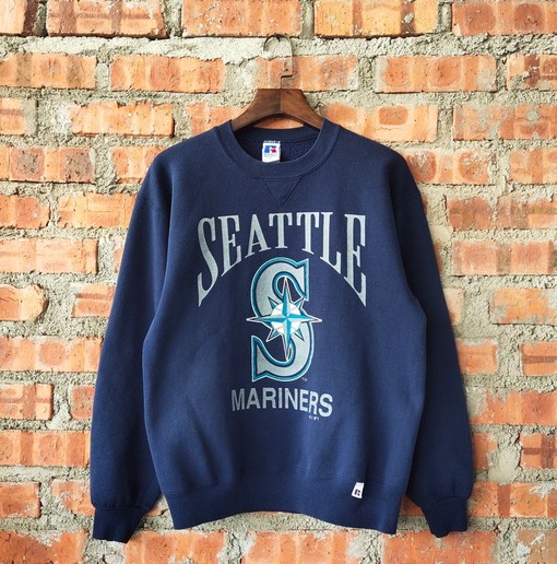 Vintage 90s Seattle Mariners Baseball Unisex Sweatshirt Hoodie Shirt for Fans