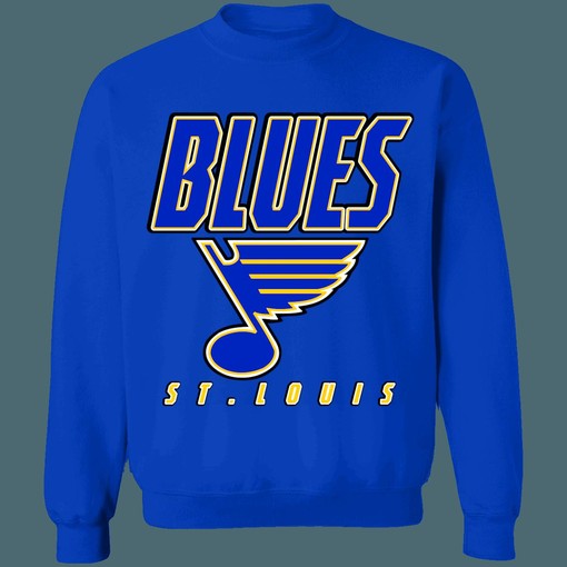 Vintage 90's St.Louis Blues NHL Sweatshirt Hoodie TShirt for Hockey Lovers
