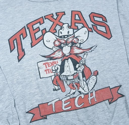 Vintage 90s Texas Tech Sweatshirt, College Shirts, T-shirt, Hoodie - Image 2