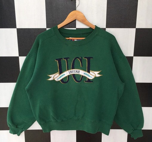Vintage 90s University Of California Irvine Sweatshirt, American University T Shirt, Hoodie