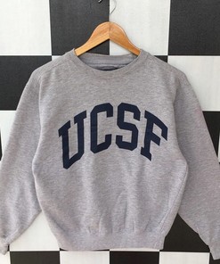 Vintage 90s University Of California San Francisco Sweatshirt, American University T Shirt, Hoodie