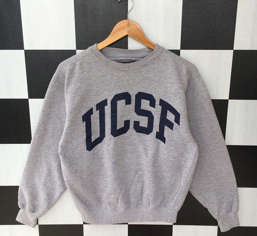 Vintage 90s University Of California San Francisco Sweatshirt, American University T Shirt, Hoodie