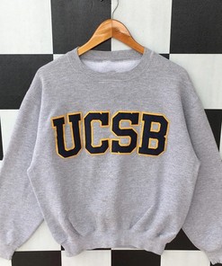 Vintage 90s University Of California Santa Barbara Sweatshirt, American University T Shirt, Hoodie
