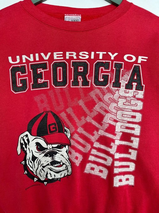 Vintage 90s University Of Georgia Bulldog Unisex Sweatshirt - NCAA Shirts for Men and Women - Image 2