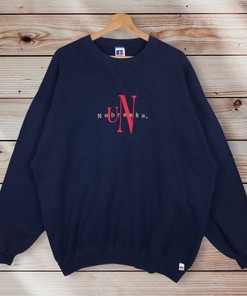 Vintage 90s University Of Nebraska Sweatshirt - Embroidery Logo Nebraska Pullover Clothing - NCAA Shirt