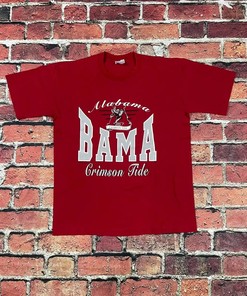 Vintage 90s University of Alabama Crimson Tide Bama T-Shirt Sweatshirt Sports Gifts - Mens Sport Shirts