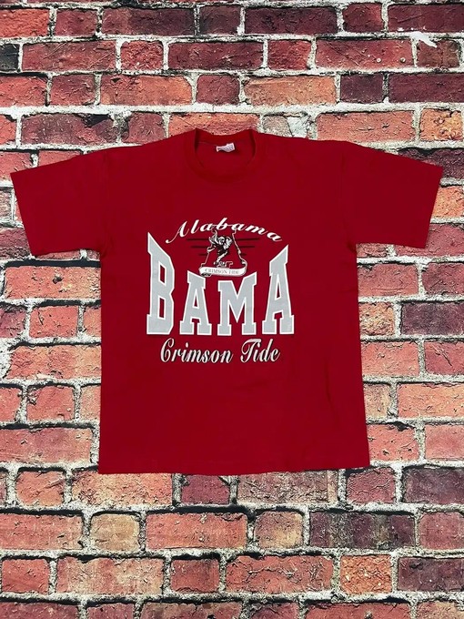 Vintage 90s University of Alabama Crimson Tide Bama T-Shirt Sweatshirt Sports Gifts - Mens Sport Shirts