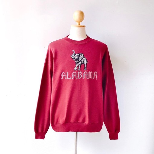 Vintage 90s University of Alabama Crimson Tide Sweatshirt and Hoodie Shirt Gifts for NCAA Fans