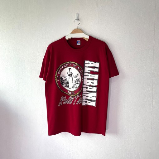 Vintage 90s University of Alabama Roll Tide Red T-Shirt Hoodie Sweatshirt Full-Size Gifts for Fans