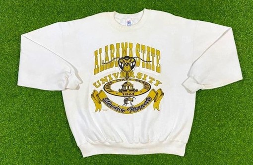Vintage 90s University of Alabama State NCAA Football Crewneck Sweatshirt, T-Shirt, Hoodie - NCAA Shirts for Men