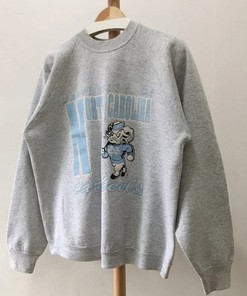 Vintage 90s University of Carolina Tar Heels Sweatshirt, NCAA Shirts Women, Hoodie