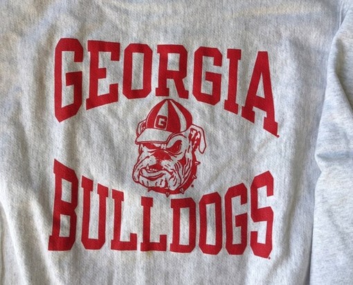 Vintage 90s University of Georgia Bulldogs Apparel Set - American University Shirt for Fans - Image 2