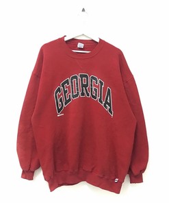 Vintage 90s University of Georgia Crewneck Spellout Georgia Sweatshirt, NCAA Shirts for Men, Shirt, Hoodie