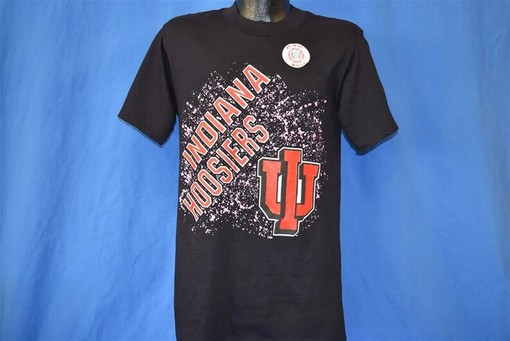 Vintage 90s University of Indiana Hoosiers Basketball Crew Neck Sweatshirt - NCAA Shirts