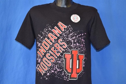 Vintage 90s University of Indiana Hoosiers Basketball Crew Neck Sweatshirt - NCAA Shirts - Image 2