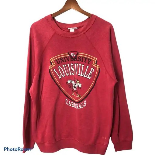 Vintage 90's University of Louisville Cardinals Sweatshirt - NCAA Shirts