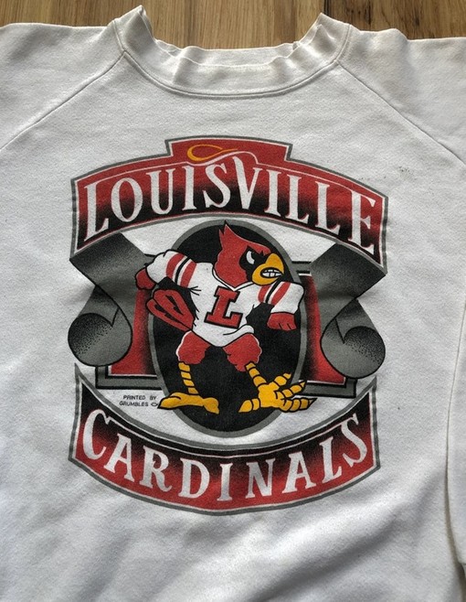 Vintage 90s University of Louisville Cardinals Sweatshirt, T-Shirt, and Hoodie - Perfect for NCAA Fans - Image 2