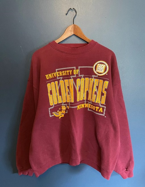 Vintage 90s University of Minnesota Sweatshirt, Tee, Hoodie