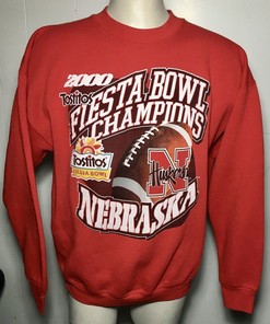 Vintage 90's University of Nebraska Cornhuskers Sweatshirt, Lover Sport Gift, NCAA Apparel