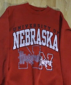 Vintage 90's University of Nebraska Cornhuskers Sweatshirt, NCAA Gist Apparel