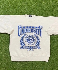 Vintage 90s University of Nevada NCAA Graphic Hoodie Sweatshirt - Retro Style
