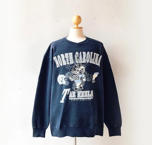 Vintage 90s University of North Carolina Sweatshirt and Hoodie, Gift for Him or Her, NCAA Shirts