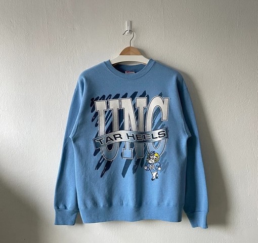 Vintage 90s University of North Carolina Tar Heels Sweatshirt Crewneck, T-shirt, Hoodie