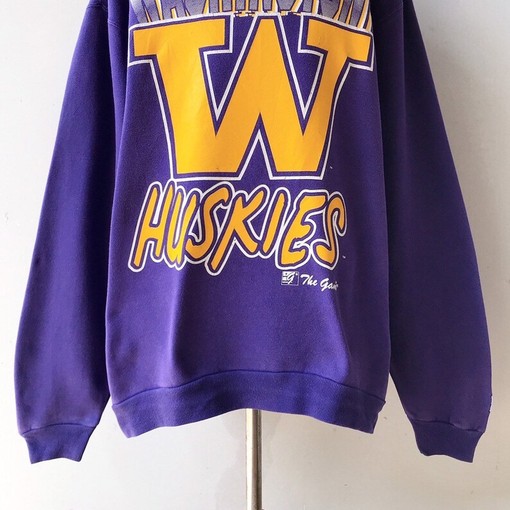 Vintage 90s Washington Huskies Sweatshirt - Classic College Shirts - Sport Shirts Girls - Image 2