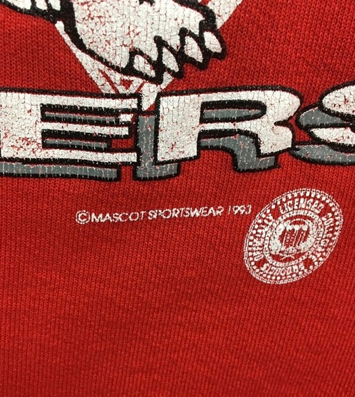 Vintage 90s Wisconsin Badgers Basketball and Football Sweatshirt - NCAA Gear for Fans - Image 3