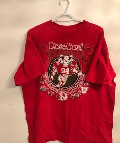 Vintage 90s Wisconsin Badgers Rose Bowl T-Shirt or Sweatshirt - Show Your NCAA Fan Pride