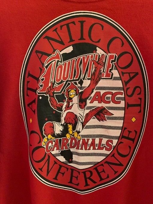 Vintage ACC Louisville Cardinals Jerzees Super Sweats & Louisville Sweatshirt