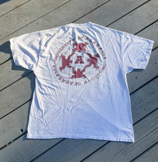 Vintage Alabama Crimson Tide Keith Haring Single Stitch T-Shirt Sweatshirt Hoodie - Retro NCAA Shirts