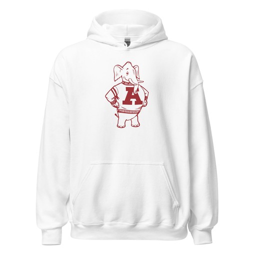 Vintage Alabama Hoodie Sweatshirt Sport Shirt - 1960s Welcome Big Al Art - NCAA Shirt Kids