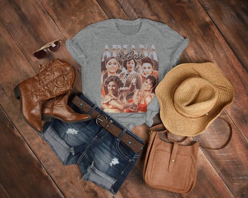 Vintage Ariana DeBose Shirt, 90s Homage Tee, Retro Fan T-Shirt - Image 3