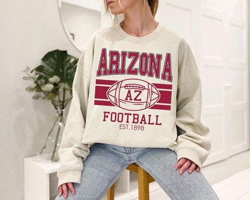 Vintage Arizona Football Sweatshirt - Tee for Football Fanatics
