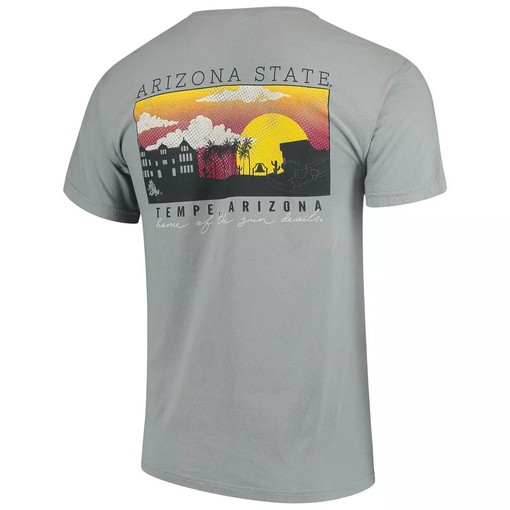 Vintage Arizona State Sun Devils Campus Scenery T-Shirt