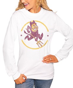 Vintage Arizona State Sun Devils End Zone Long Sleeve NCAA T-Shirt