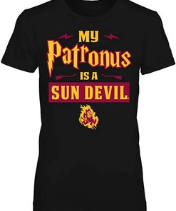 Vintage Arizona State Sun Devils Shirt - My Patronus is a Sun Devil NCAA Tee