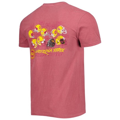 Vintage Arizona State Sun Devils Vault Helmet History Comfort NCAA T-Shirt