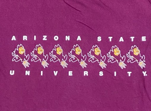 Vintage Arizona State University College Football T-Shirt - Image 2