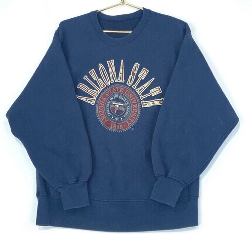 Vintage Arizona State University Sun Devils Crewneck Sweatshirt - Classic Tee for College Fans
