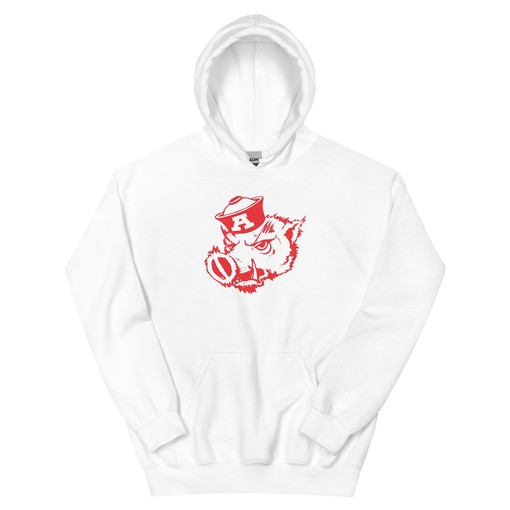 Vintage Arkansas Razorbacks Sailor Art Hoodie Sweatshirt - NCAA College Shirts